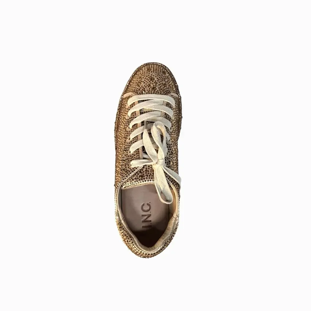 I.N.C. Lola Women's Gold Bling Sneakers Size 7